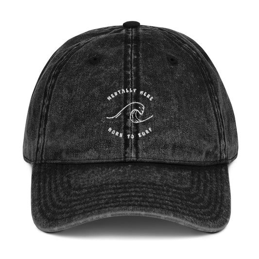 Born TO Surf Vintage Cotton Twill Cap