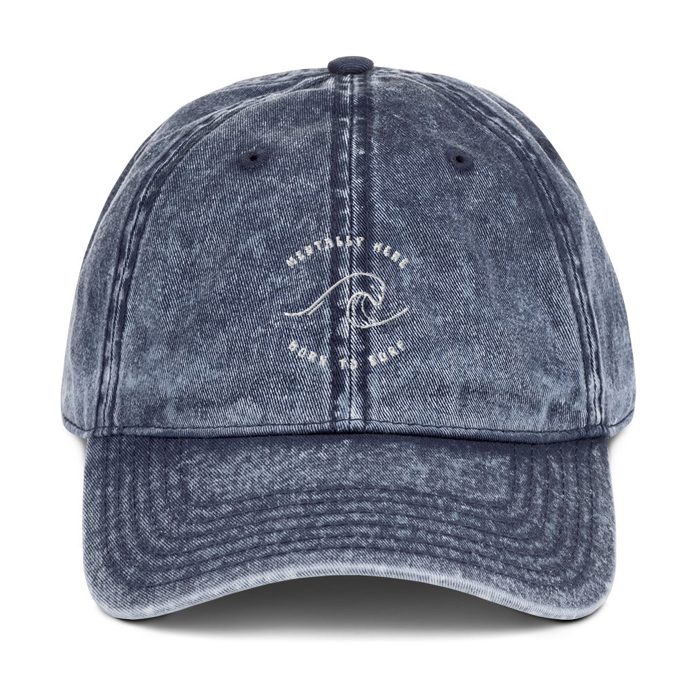 Born TO Surf Vintage Cotton Twill Cap